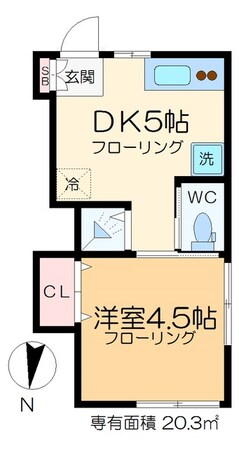 EハウスⅣの物件間取画像